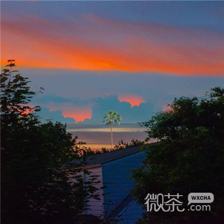 唯美的晚安风景微信相册封面图