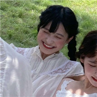 清新好看闺蜜微信头像