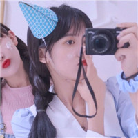 清新好看闺蜜微信头像