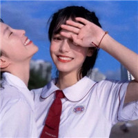 清新好看闺蜜微信头像