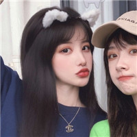 清新好看闺蜜微信头像