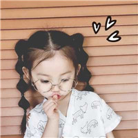 可爱呆萌有趣甜蜜小萌娃微信情侣头像