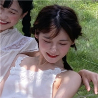 清新好看闺蜜微信头像