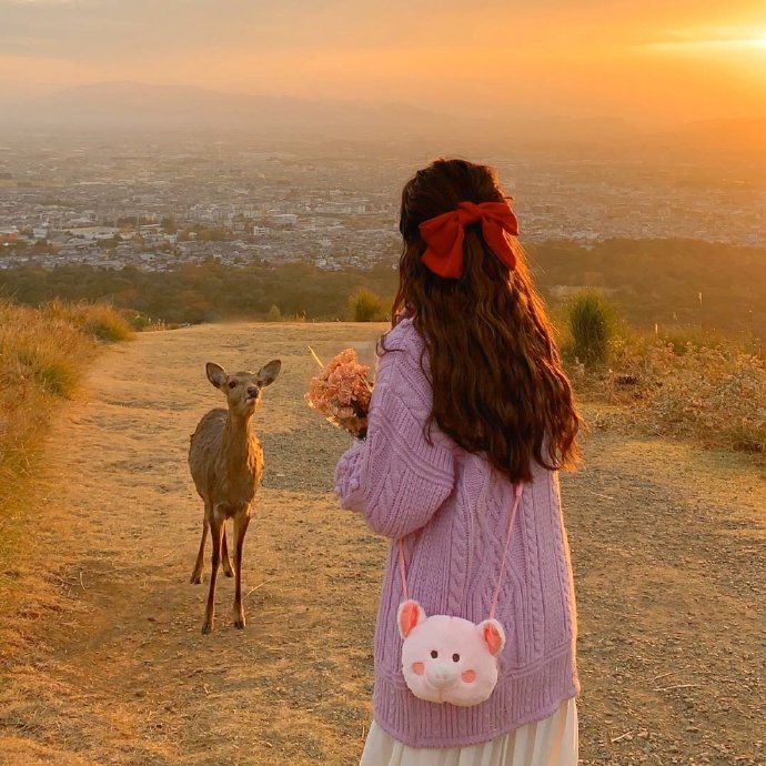 唯美意境背影个性微信头像