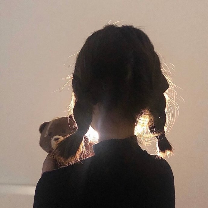 唯美意境背影个性微信头像