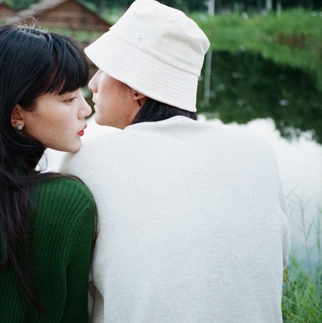 复古风森系情侣微信头像