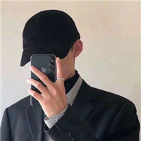 超酷高冷个性男生微信头像