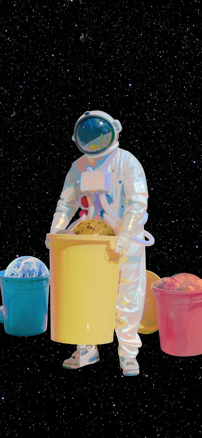 太空人动画微信素材图片