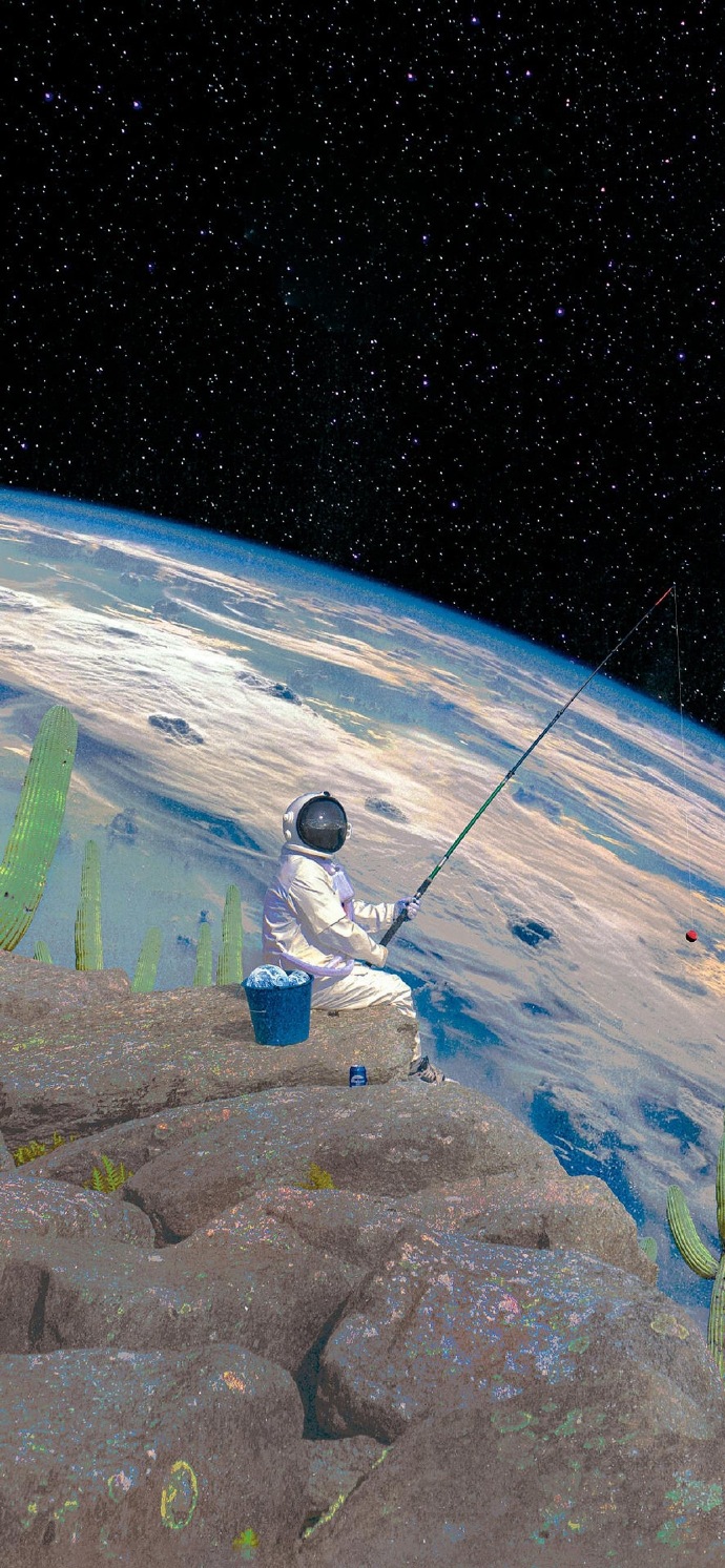 太空人动画微信素材图片