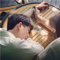 清新唯美甜蜜情侣微信头像