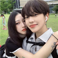 清新甜蜜幸福情侣微信头像