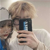 清新甜蜜幸福情侣微信头像