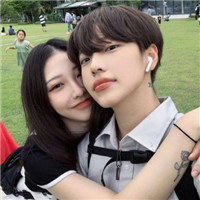 清新甜蜜幸福情侣微信头像