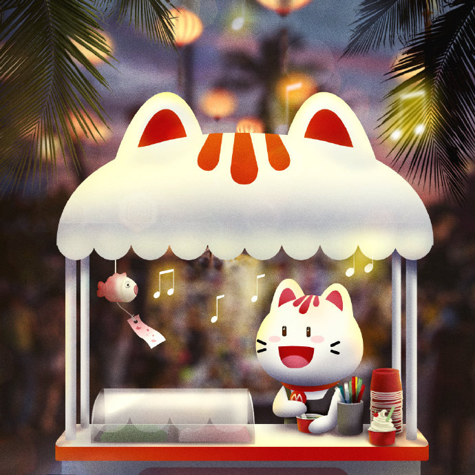 可爱小招喵卡哇伊微信头像