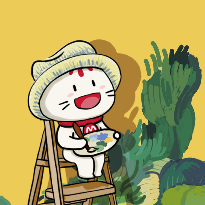 可爱小招喵卡哇伊微信头像