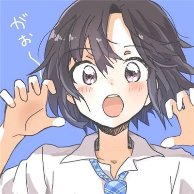 夏日治愈的卡通动漫微信头像