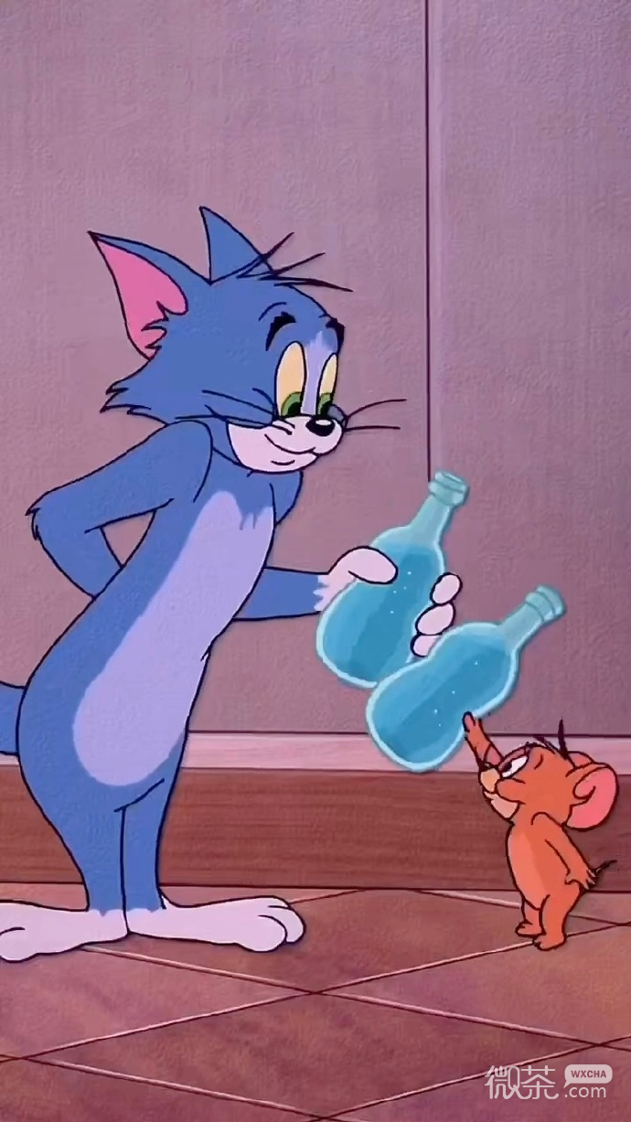 经典动画猫和老鼠微信背景图