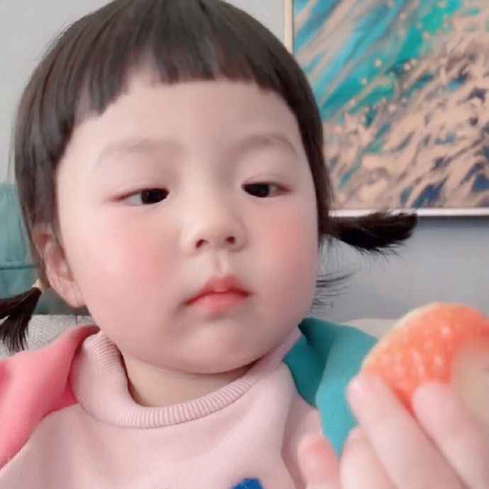 人类幼崽呆萌可爱微信头像