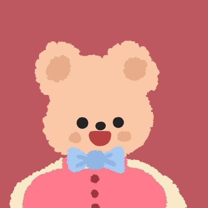 手绘卡通熊可爱微信头像