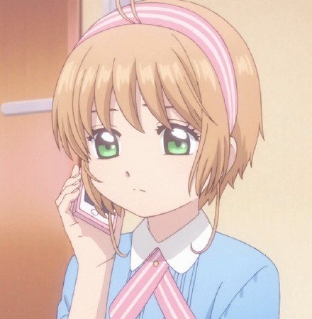 《魔卡少女樱 透明卡牌篇》木之本樱微信头像