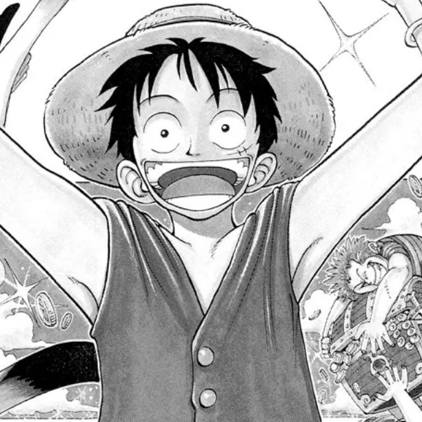 《海贼王》漫画画风路飞微信头像