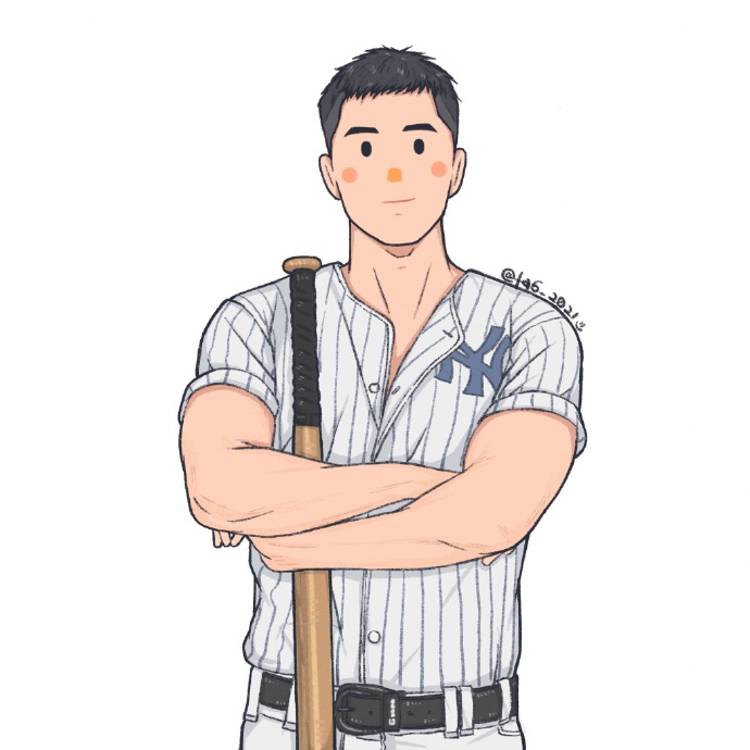 运动男孩帅气插画微信头像