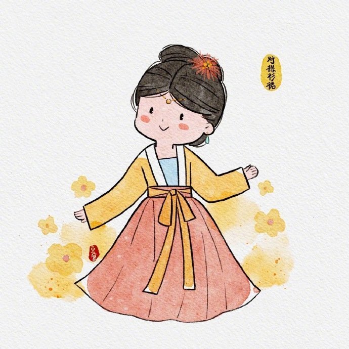 古风汉服卡哇伊微信头像