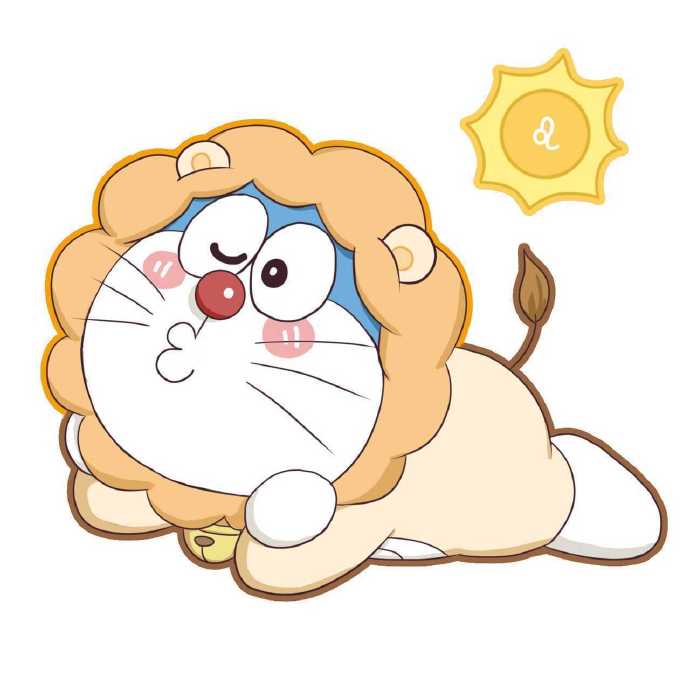 12星座的哆啦A梦蓝胖子可爱头像