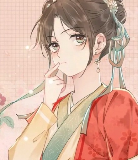 动漫古风美少女微信头像