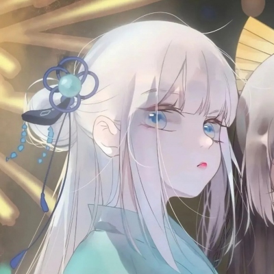 二次元卡通闺蜜微信头像