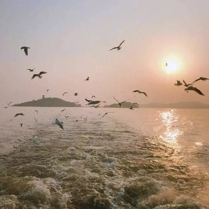 简约动漫文艺的微信背景图