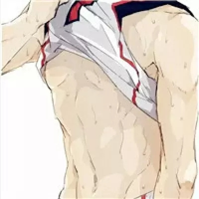 猛男必备腹肌的男头