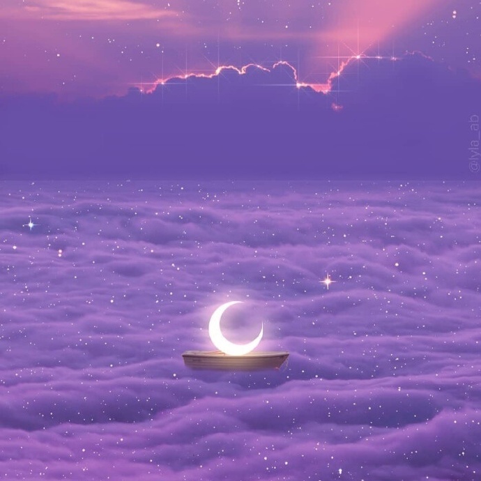 超温柔的紫色控必备的聊天背景图