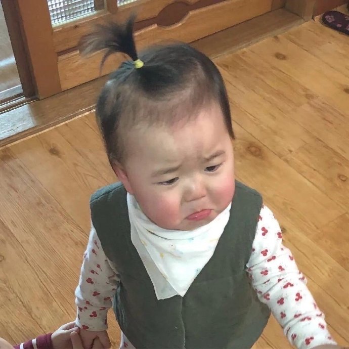 可爱呆萌萌娃微信头像