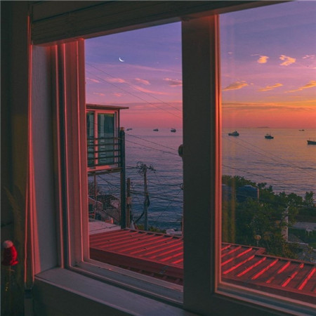 浪漫唯美的夕阳微信素材图片