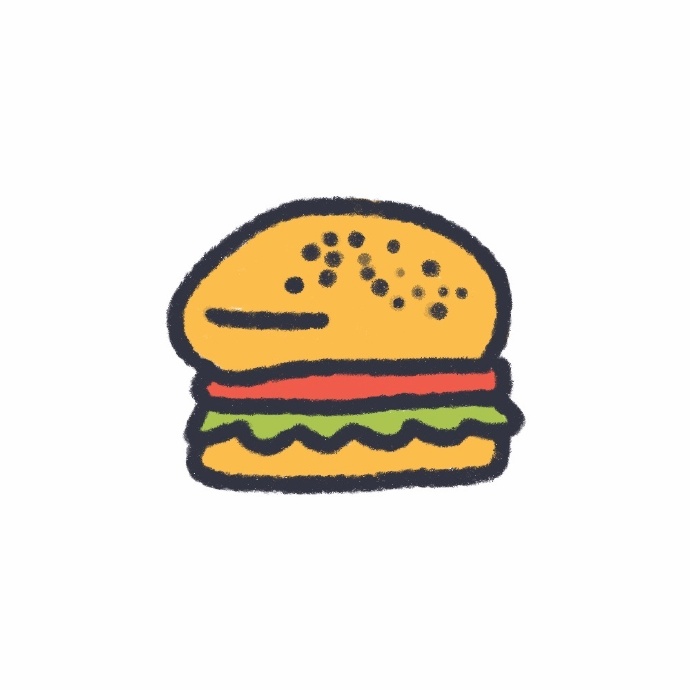 手绘憨憨的沙雕微信头像