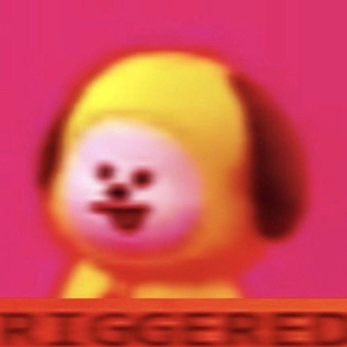 高糊的可爱卡通微信头像