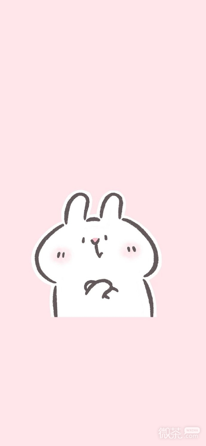 可爱小兔子微信素材图片