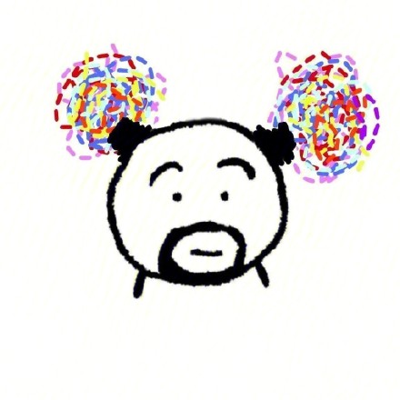 沙雕手绘简约大叔脸微信头像