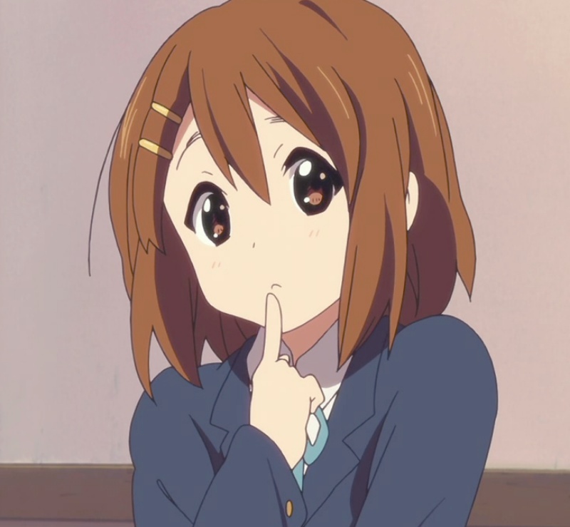 《轻音少女》平泽唯可爱微信头像