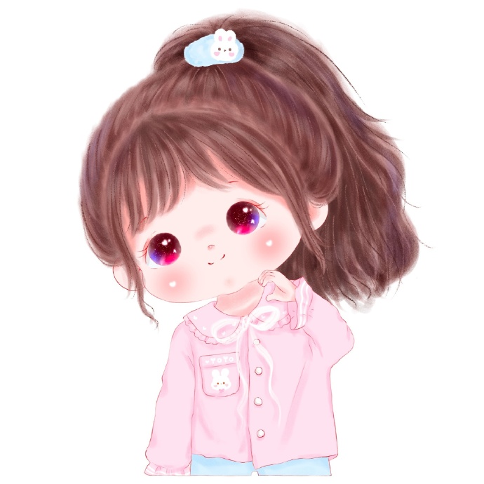 超可爱萌娃手绘情侣微信头像