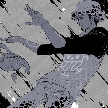 《海贼王》罗手绘微信头像