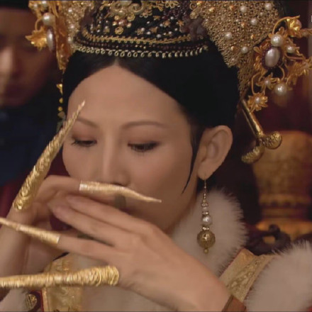 《甄嬛传》娘娘们喝茶微信表情包