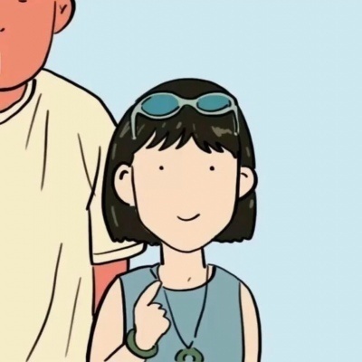 卡通动画情侣微信头像