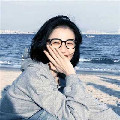 超级优质的蓝色大海女头