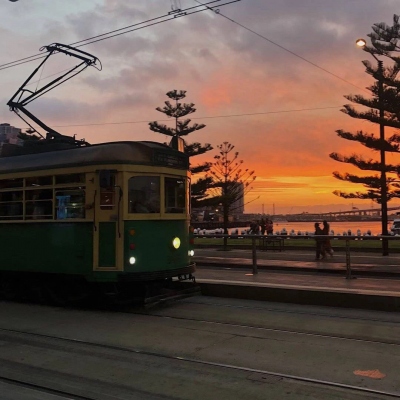 最新好看的唯美日落风景头像