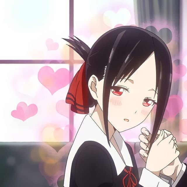 《辉夜大小姐想让我告白》情侣微信头像