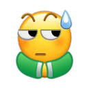 小黄脸绿棉袄微信表情包