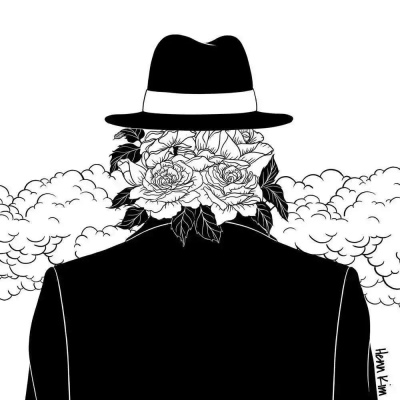 炫酷的黑白风个性微信头像