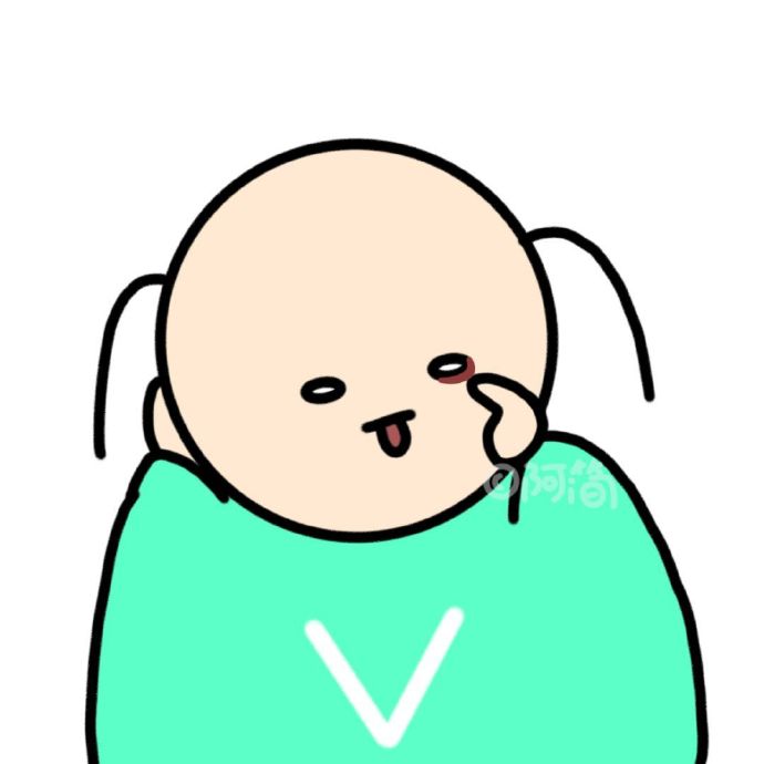 搞怪手绘字母微信头像